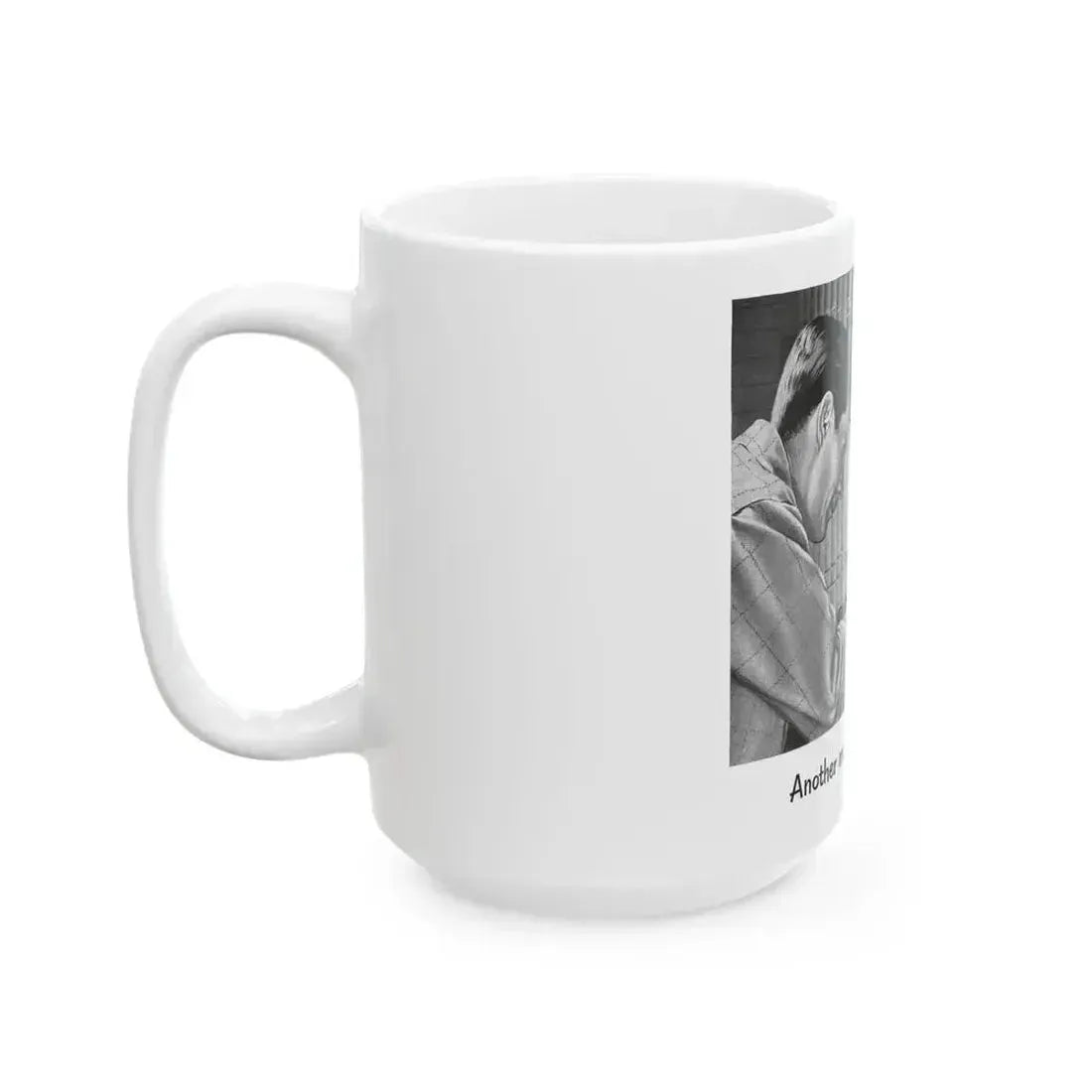 Another muscle in America'a arm, 1952 - White Coffee Mug - Go Mug Yourself