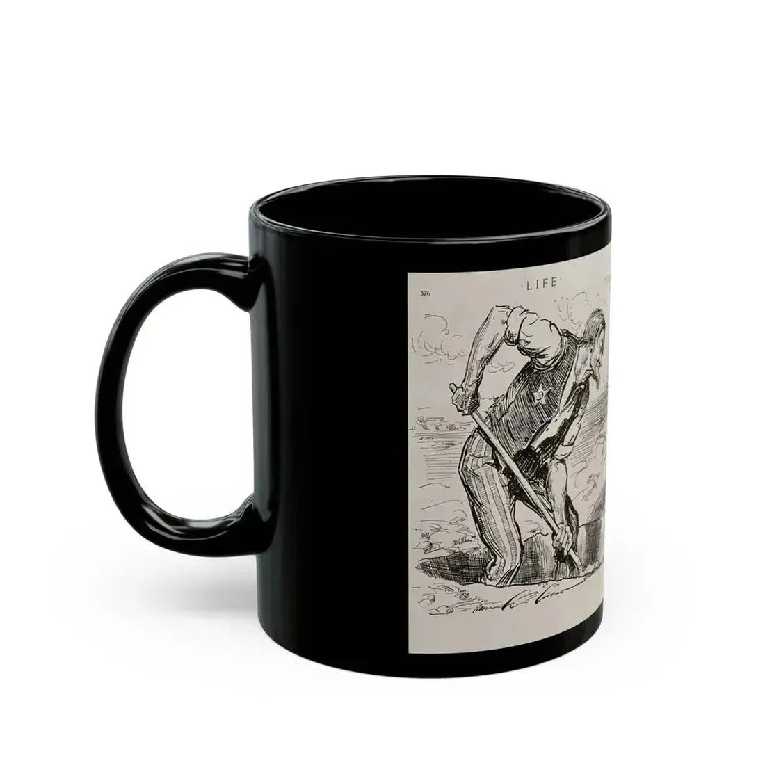 Another Peace Proposal, Life Magazine, September 6, 1917 - Black Coffee Mug - Go Mug Yourself