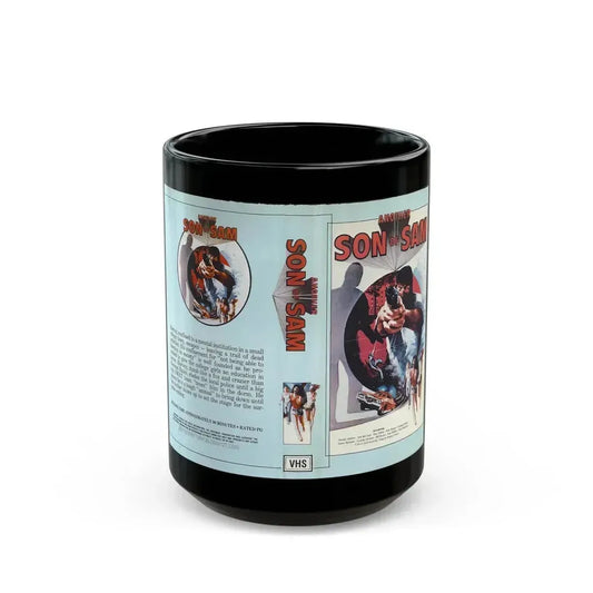 ANOTHER SON OF SAM ACTION EXPLOITATION (VHS COVER) - Black Coffee Mug 15oz - Go Mug Yourself