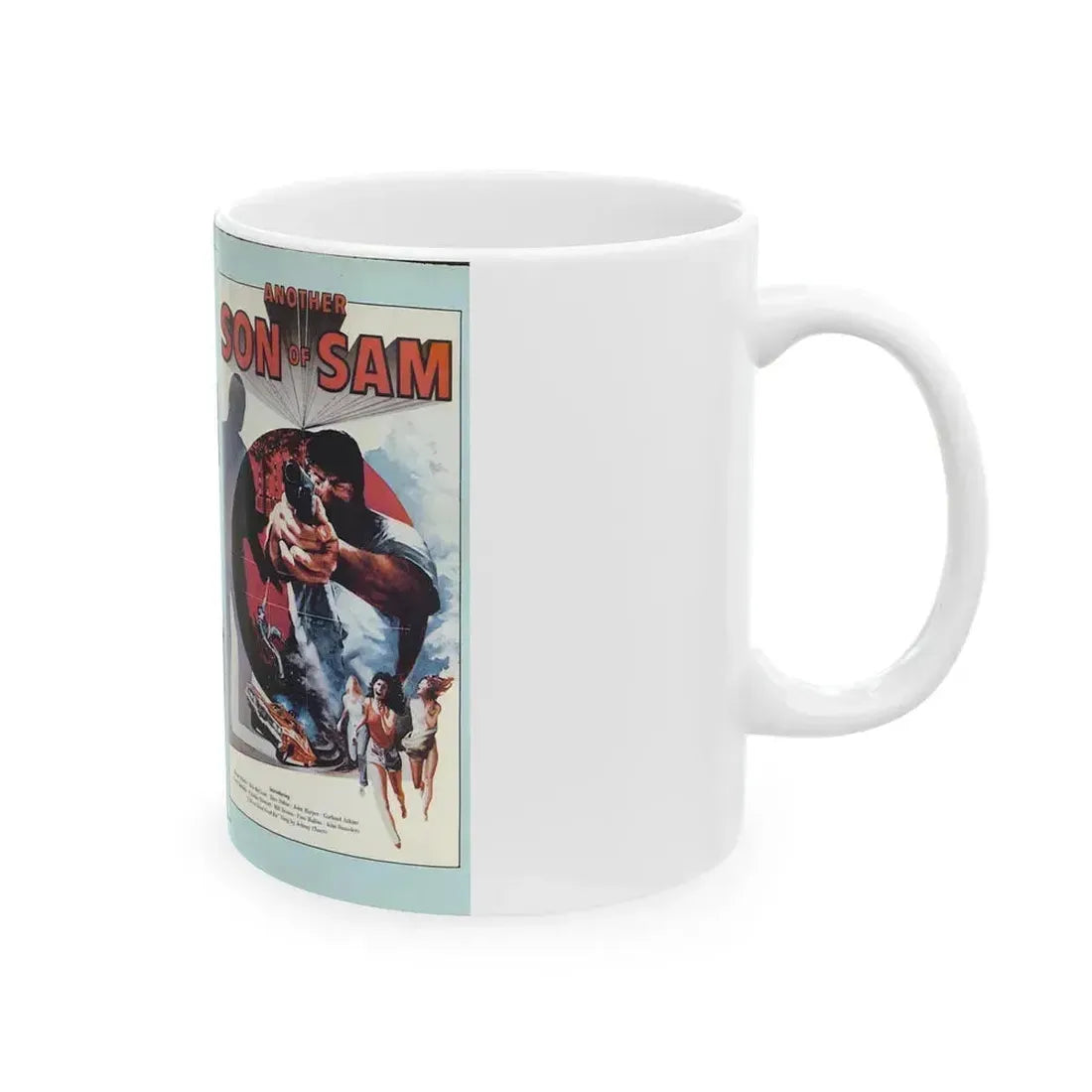 ANOTHER SON OF SAM (VHS COVER) - White Coffee Mug - Go Mug Yourself