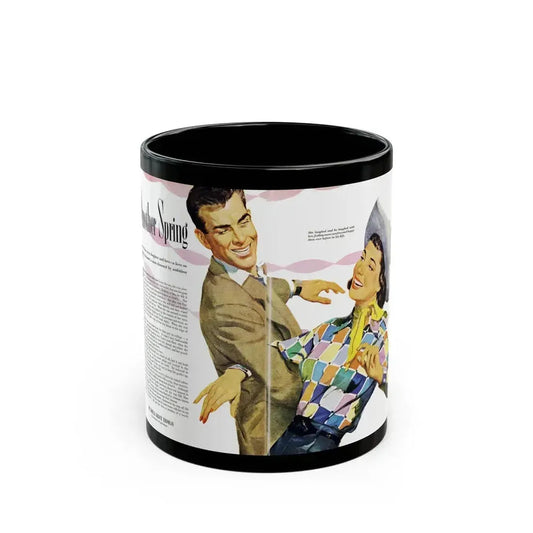 Another Spring, Redbook, February 1951 - Black Coffee Mug 11oz - Go Mug Yourself