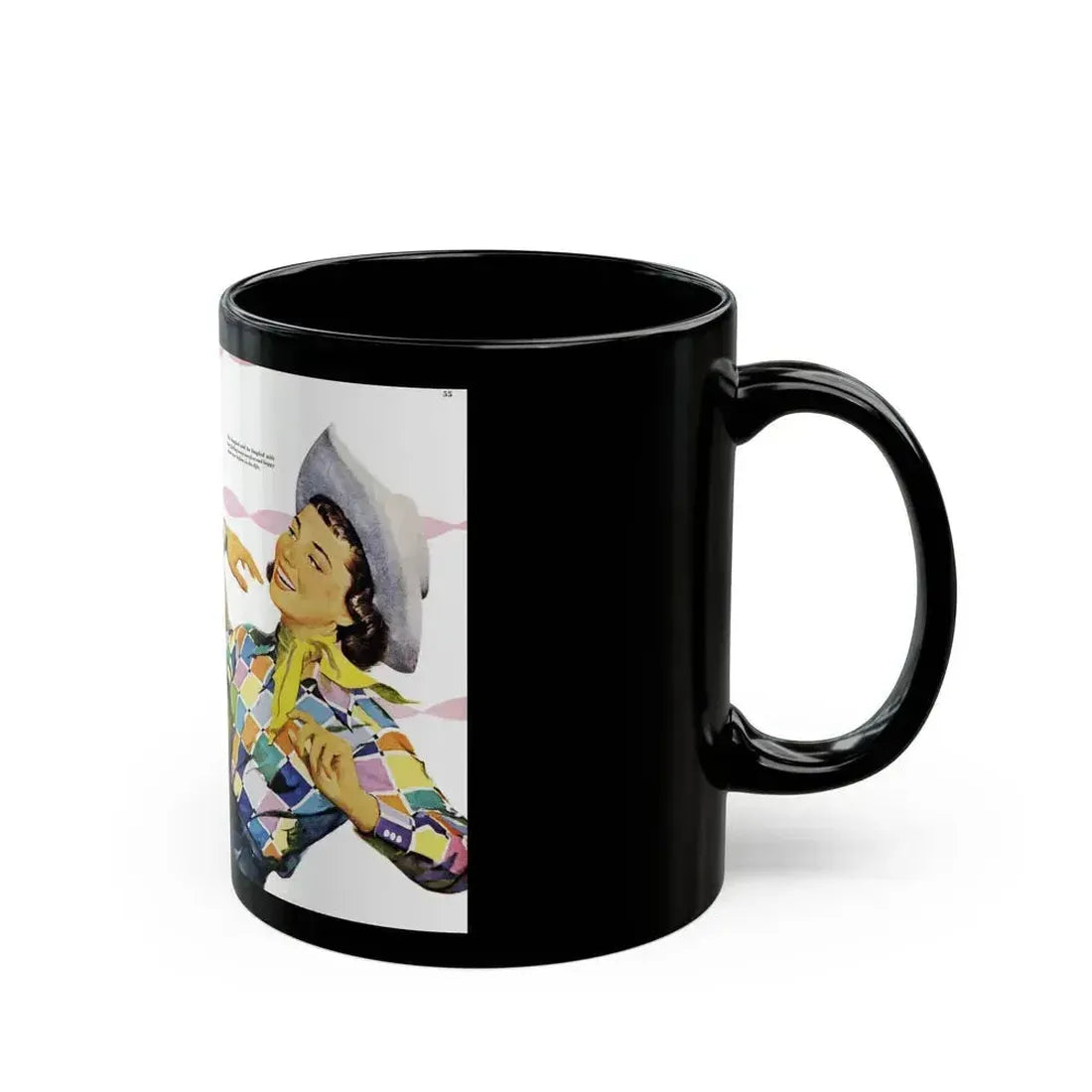 Another Spring, Redbook, February 1951 - Black Coffee Mug - Go Mug Yourself