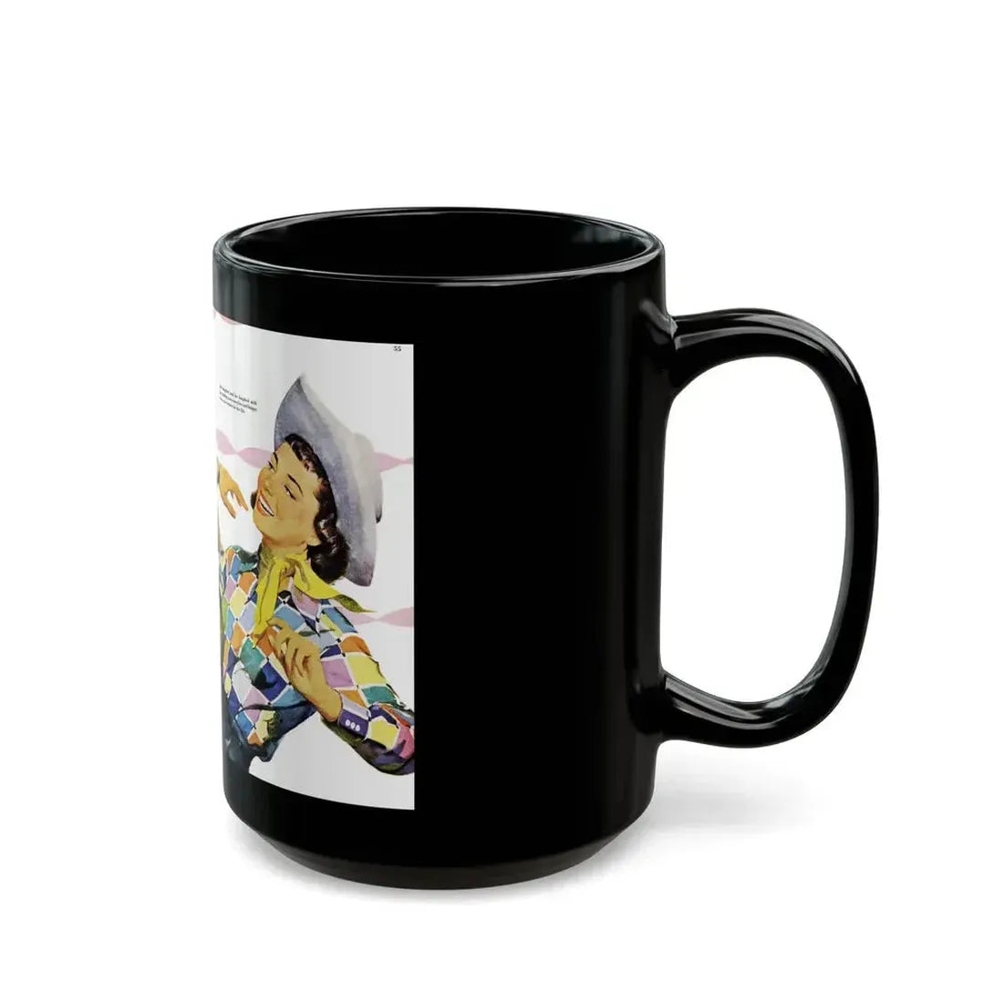 Another Spring, Redbook, February 1951 - Black Coffee Mug - Go Mug Yourself