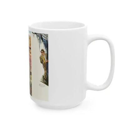Another Truck Hijacking in the Tropics, 1959 - White Coffee Mug - Go Mug Yourself