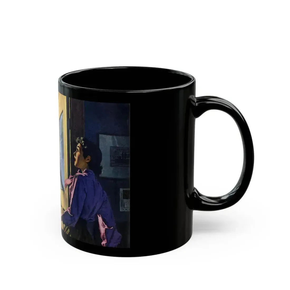 Another Water Cooler Conversation, 1952 - Black Coffee Mug - Go Mug Yourself
