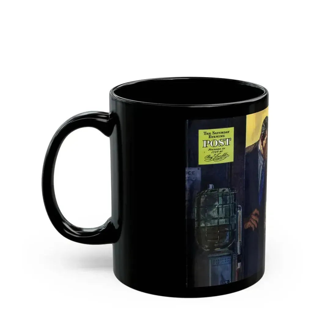 Another Water Cooler Conversation, 1952 - Black Coffee Mug - Go Mug Yourself