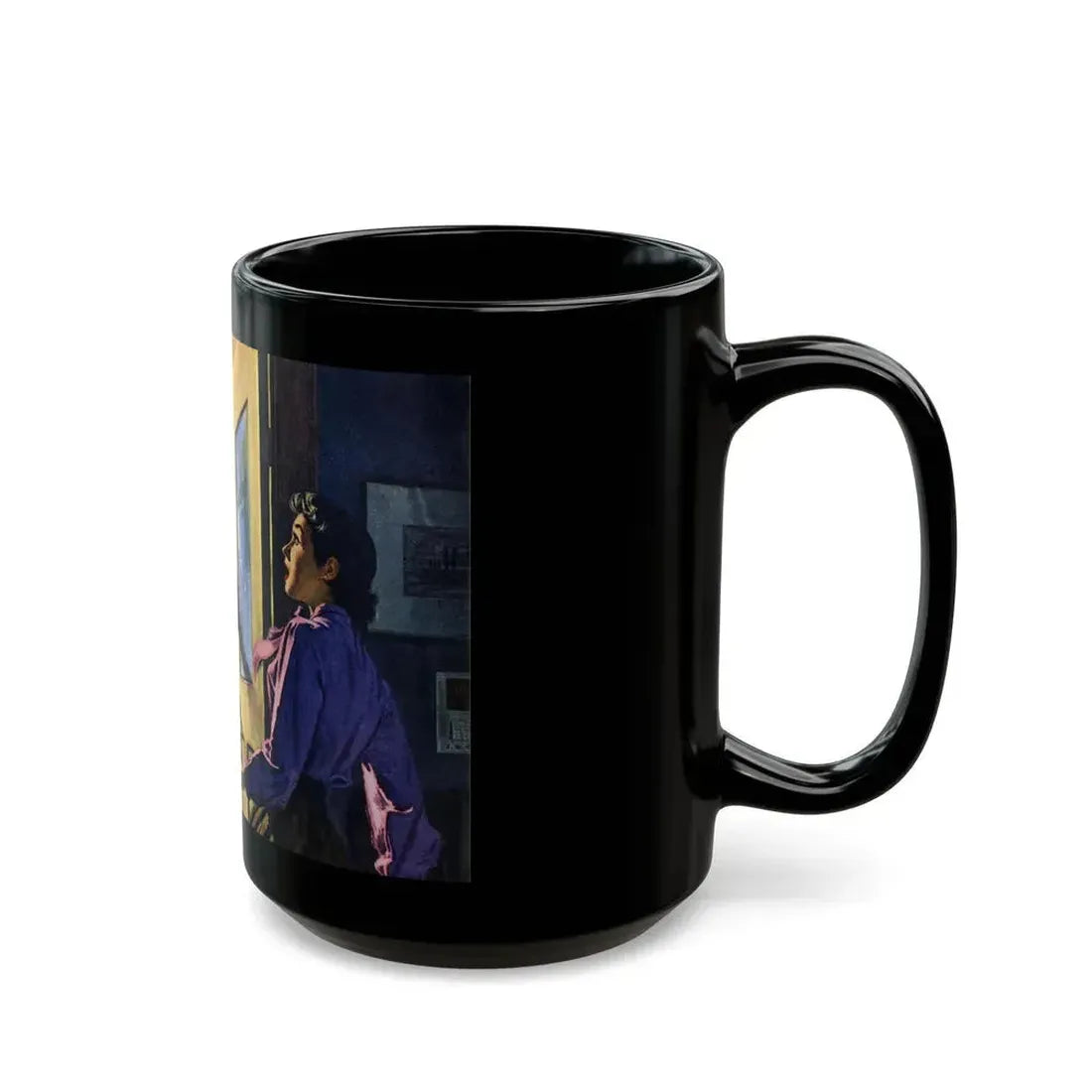 Another Water Cooler Conversation, 1952 - Black Coffee Mug - Go Mug Yourself