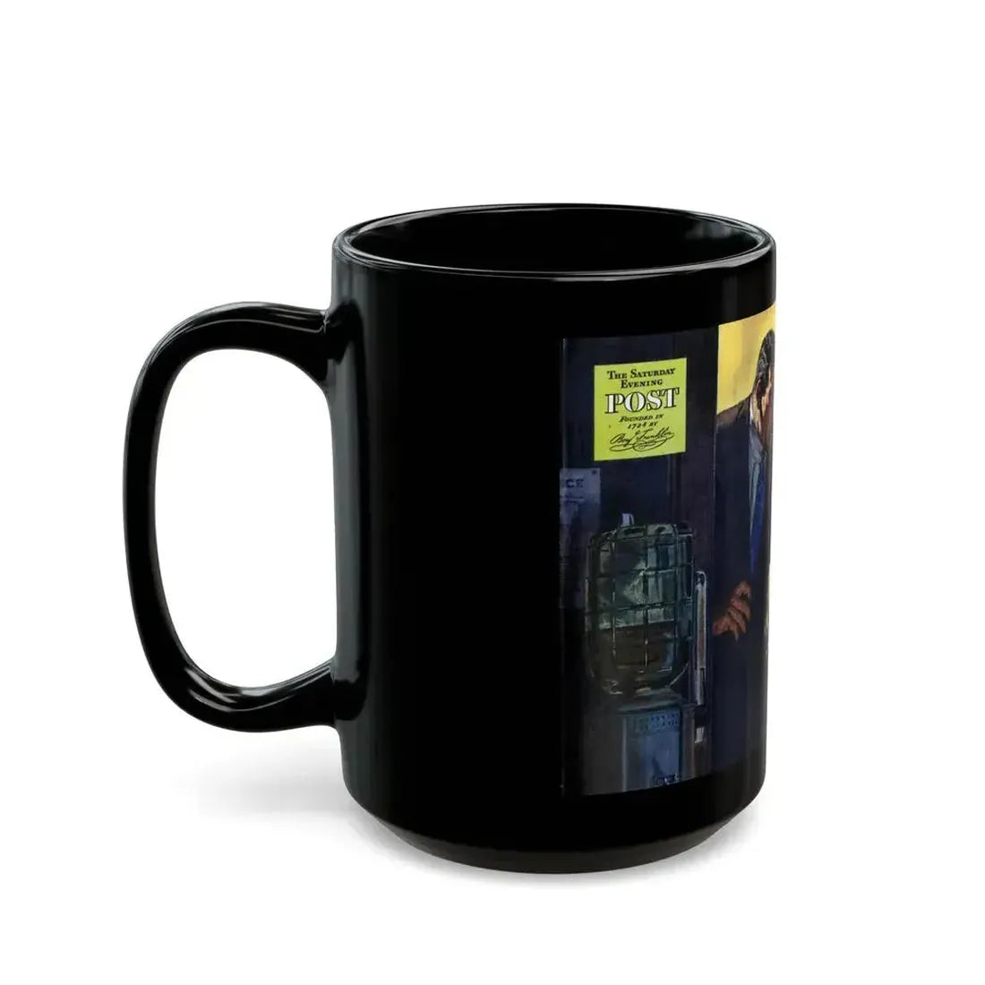 Another Water Cooler Conversation, 1952 - Black Coffee Mug - Go Mug Yourself