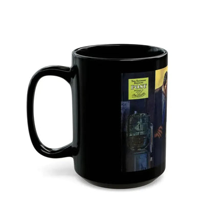 Another Water Cooler Conversation, 1952 - Black Coffee Mug - Go Mug Yourself