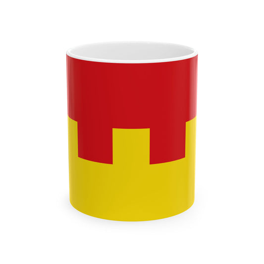 Ans drapeau (Belgium) White Coffee Mug-11oz-Go Mug Yourself