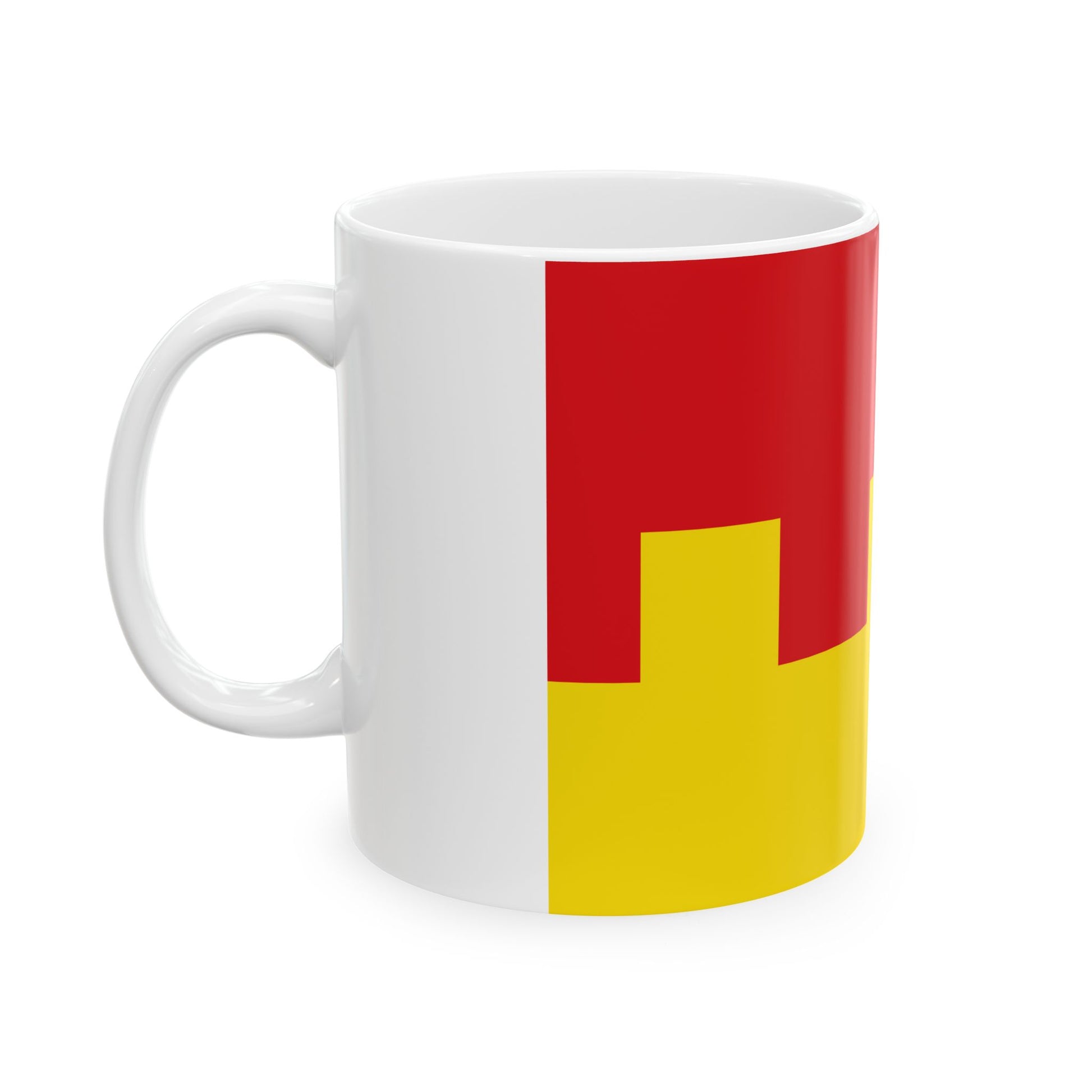 Ans drapeau (Belgium) White Coffee Mug-Go Mug Yourself