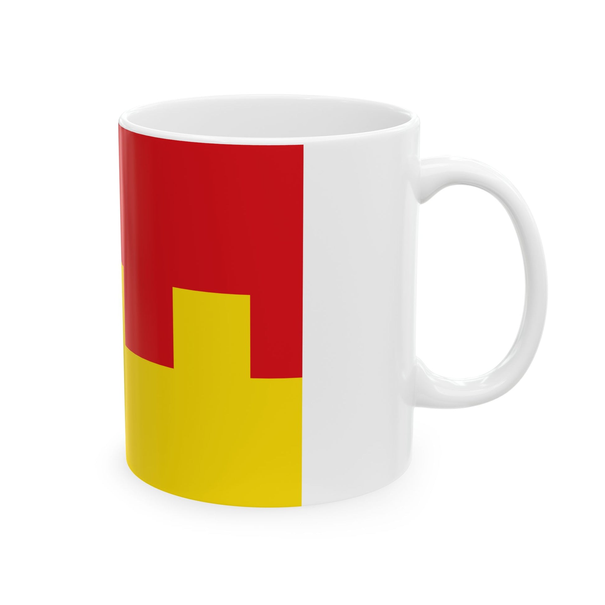Ans drapeau (Belgium) White Coffee Mug-Go Mug Yourself