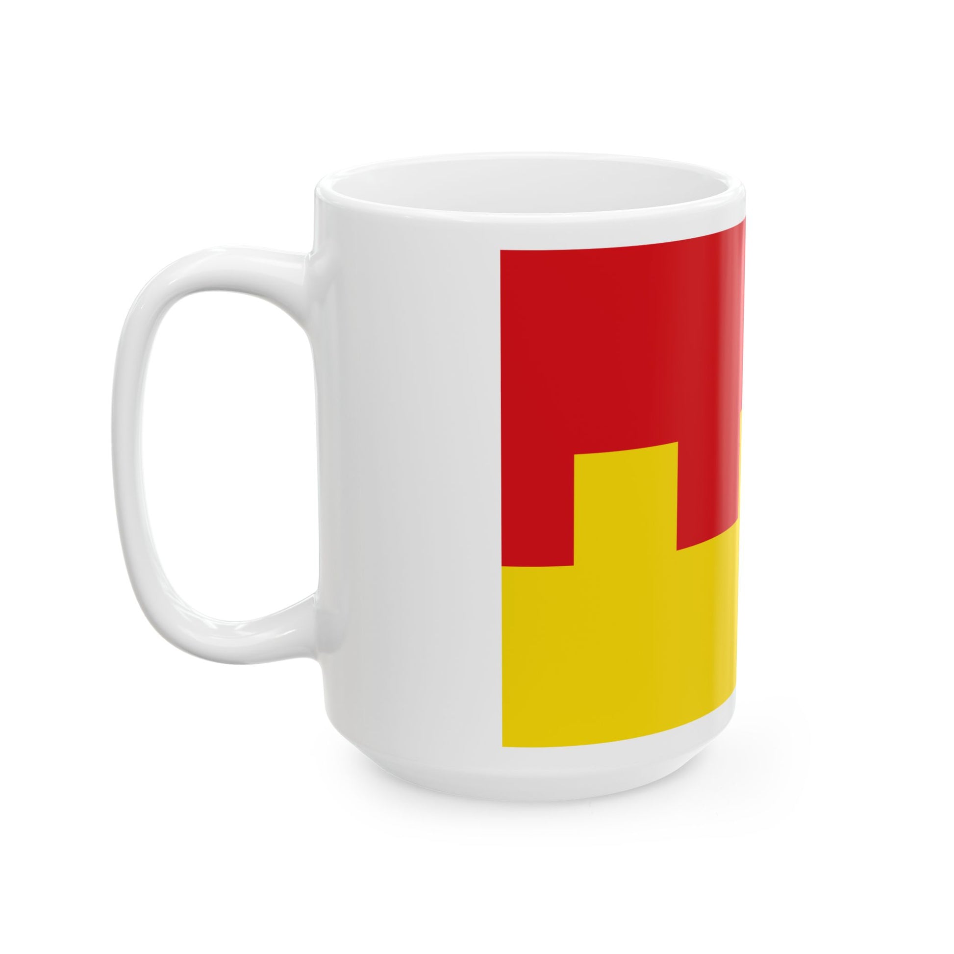 Ans drapeau (Belgium) White Coffee Mug-Go Mug Yourself