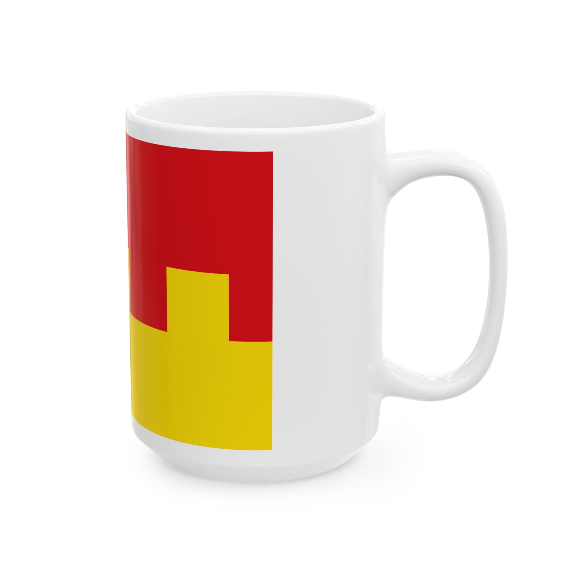Ans drapeau (Belgium) White Coffee Mug-Go Mug Yourself