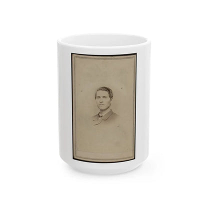 Anson Rider, Junior, Bust Portrait, Facing Slightly Left (U.S. Civil War) White Coffee Mug-15oz-Go Mug Yourself