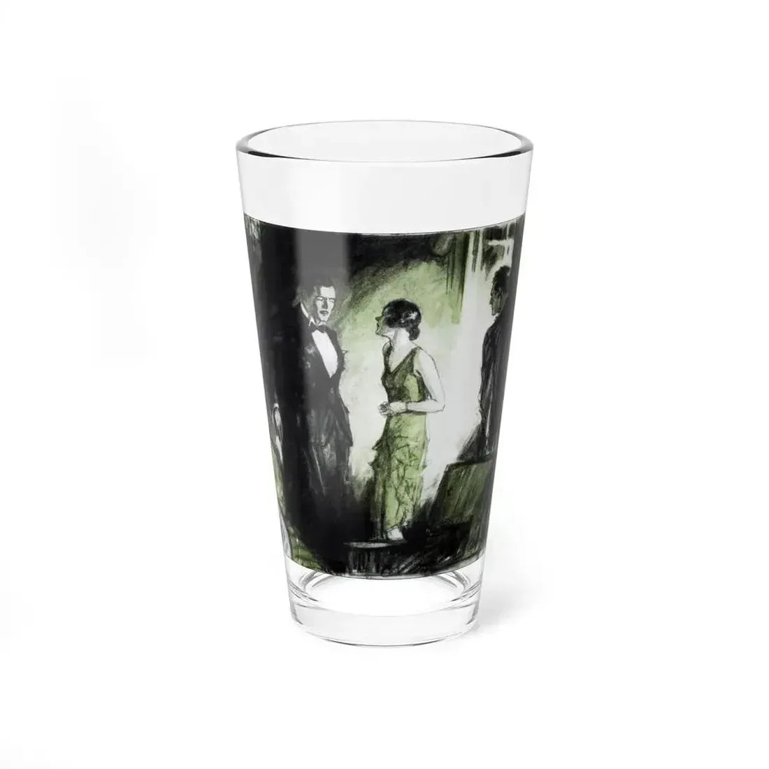 Anstruther Eyes, McCall's, February 1930 (Magazine Illustration) Pint Glass 16oz 16oz - Go Mug Yourself