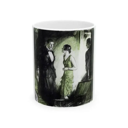 Anstruther Eyes, McCall's, February 1930 - White Coffee Mug 11oz - Go Mug Yourself