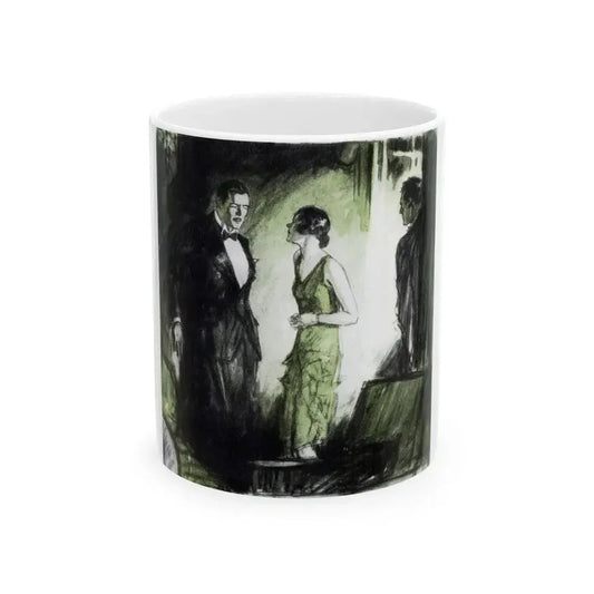 Anstruther Eyes, McCall's, February 1930 - White Coffee Mug 11oz - Go Mug Yourself