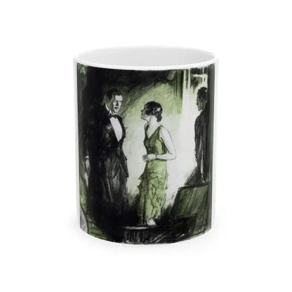 Anstruther Eyes, McCall's, February 1930 - White Coffee Mug 11oz - Go Mug Yourself