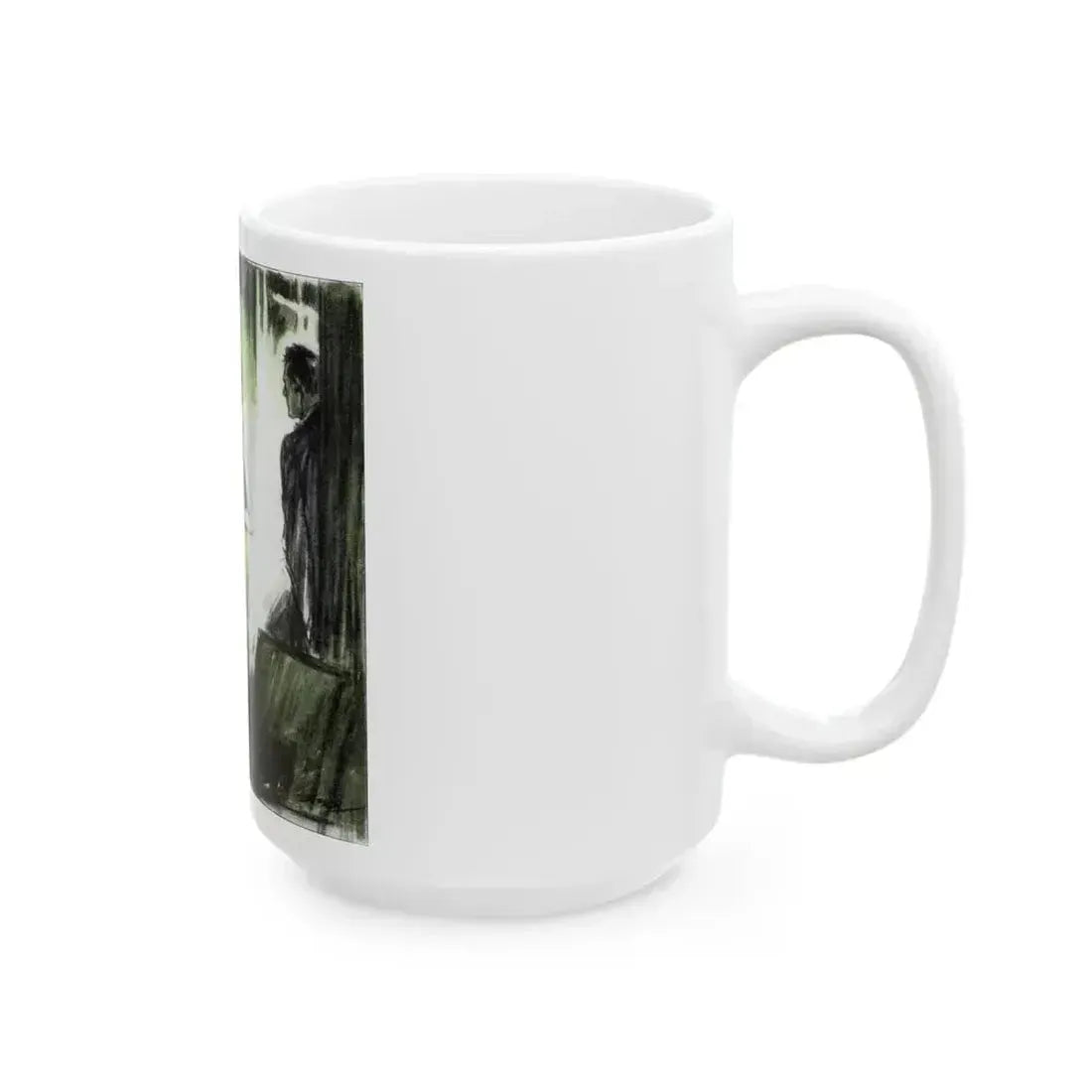 Anstruther Eyes, McCall's, February 1930 - White Coffee Mug - Go Mug Yourself