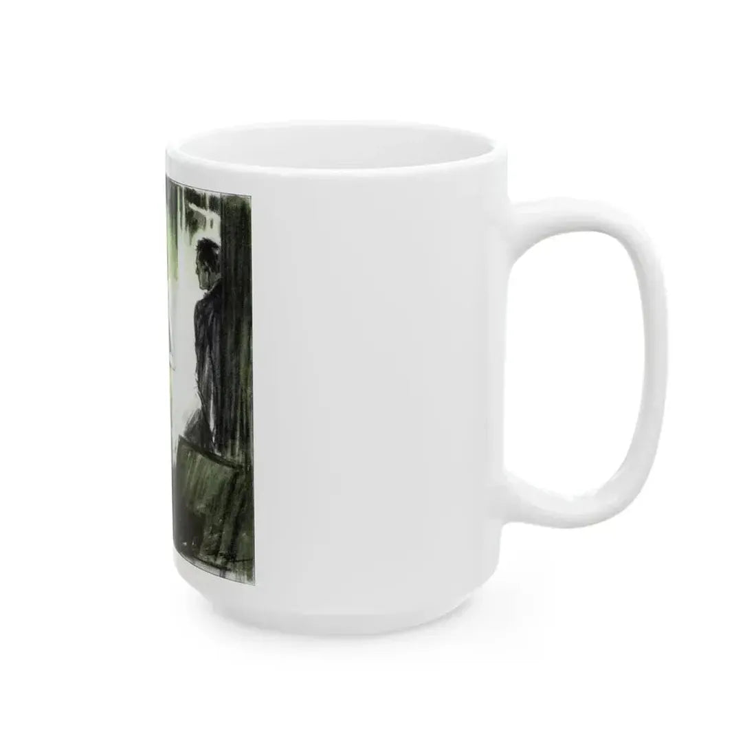 Anstruther Eyes, McCall's, February 1930 - White Coffee Mug - Go Mug Yourself