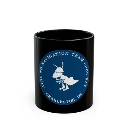 ANT Coos Bay Charleston OR (U.S. Coast Guard) Black Coffee Mug-11oz-Go Mug Yourself