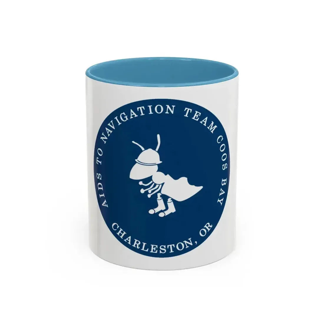 ANT Coos Bay Charleston OR (U.S. Coast Guard) Accent Coffee Mug 11oz Light Blue - Go Mug Yourself