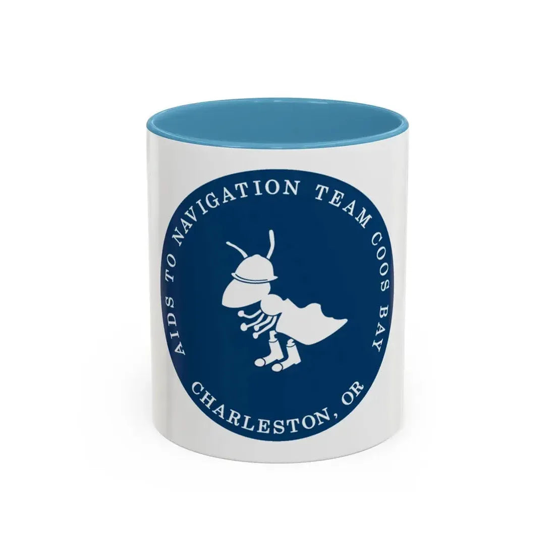 ANT Coos Bay Charleston OR (U.S. Coast Guard) Accent Coffee Mug 11oz Light Blue - Go Mug Yourself