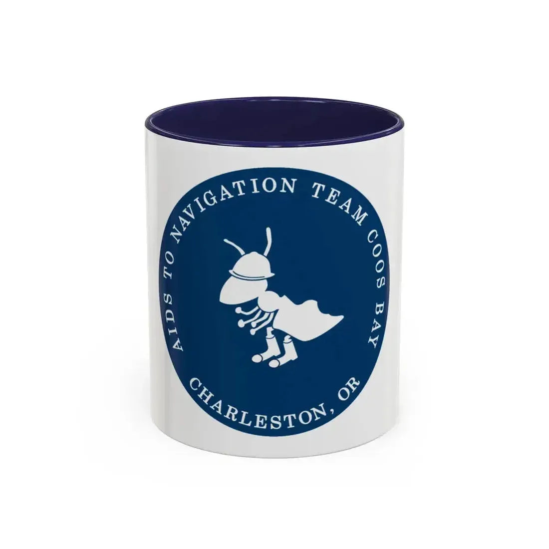 ANT Coos Bay Charleston OR (U.S. Coast Guard) Accent Coffee Mug 11oz Navy - Go Mug Yourself