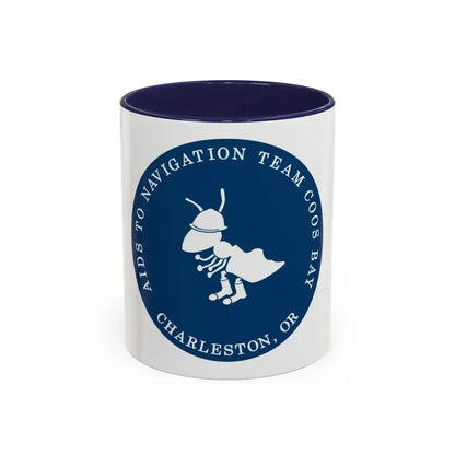 ANT Coos Bay Charleston OR (U.S. Coast Guard) Accent Coffee Mug 11oz Navy - Go Mug Yourself