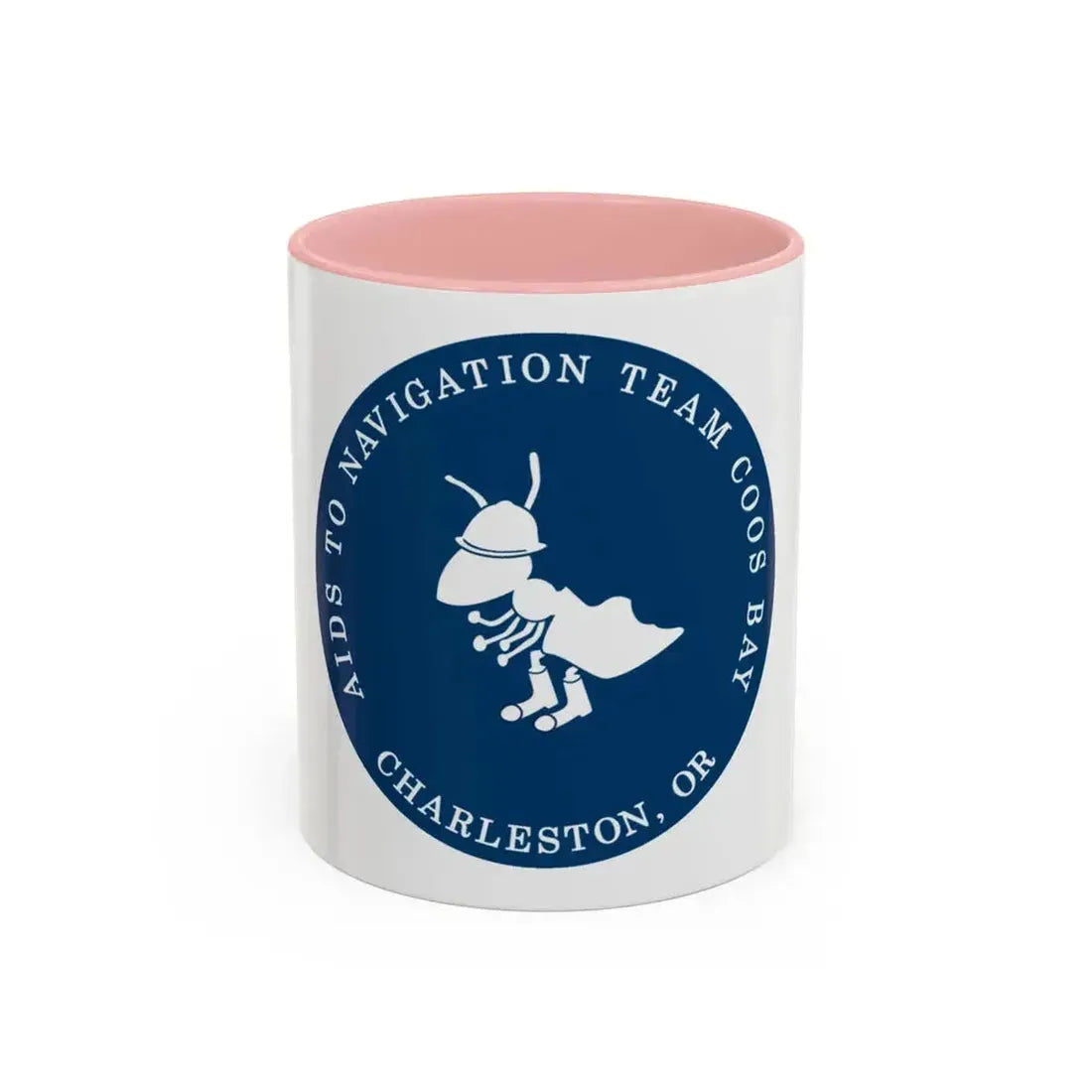 ANT Coos Bay Charleston OR (U.S. Coast Guard) Accent Coffee Mug 11oz Pink - Go Mug Yourself