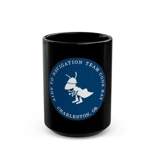 ANT Coos Bay Charleston OR (U.S. Coast Guard) Black Coffee Mug 15oz - Go Mug Yourself