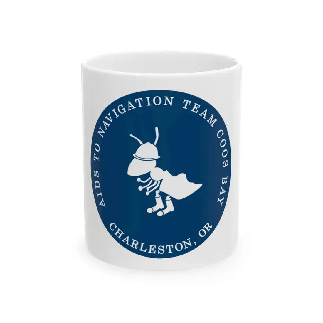 ANT Coos Bay Charleston OR (U.S. Coast Guard) White Coffee Mug 11oz - Go Mug Yourself