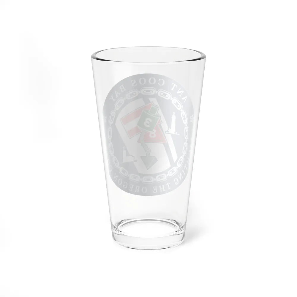 ANT Coos Bay Oregon (U.S. Coast Guard) Pint Glass 16oz-Go Mug Yourself