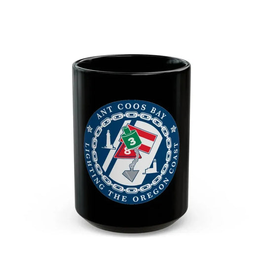 ANT Coos Bay Oregon (U.S. Coast Guard) Black Coffee Mug 15oz - Go Mug Yourself