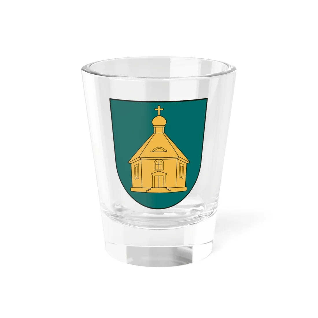 Antanavo herbas (Lithuania) (Coat of Arms) Shot Glass 1.5oz 1.5oz - Go Mug Yourself