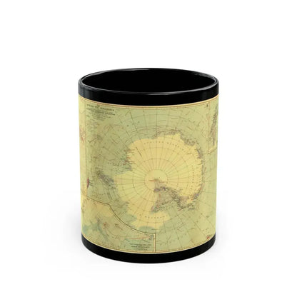 Antarctic Regions (1932) (Map) Black Coffee Mug 11oz - Go Mug Yourself