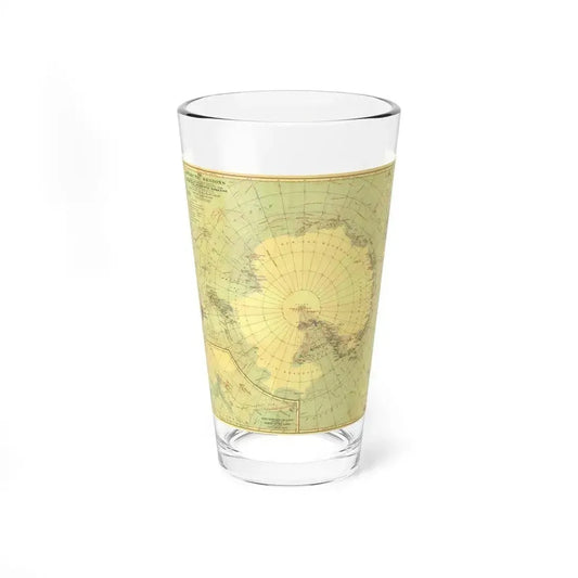Antarctic Regions (1932) (Map) Pint Glass 16oz 16oz - Go Mug Yourself