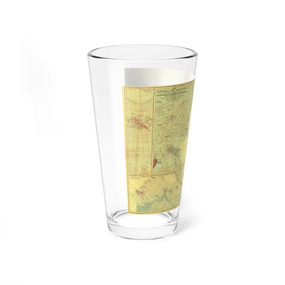 Antarctic Regions (1932) (Map) Pint Glass 16oz-Go Mug Yourself