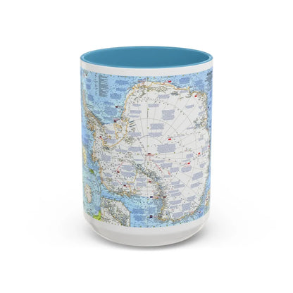 Antarctica (1963) (Map) Accent Coffee Mug-15oz-Light Blue-Go Mug Yourself