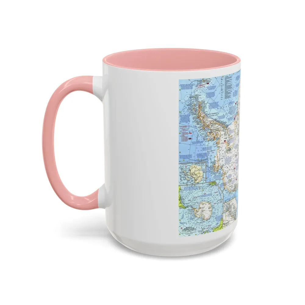 Antarctica (1963) (Map) Accent Coffee Mug-Go Mug Yourself