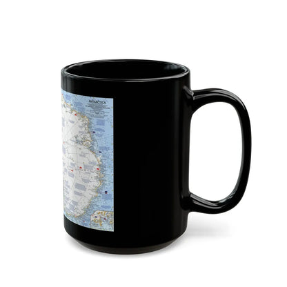 Antarctica (1963) (Map) Black Coffee Mug-Go Mug Yourself