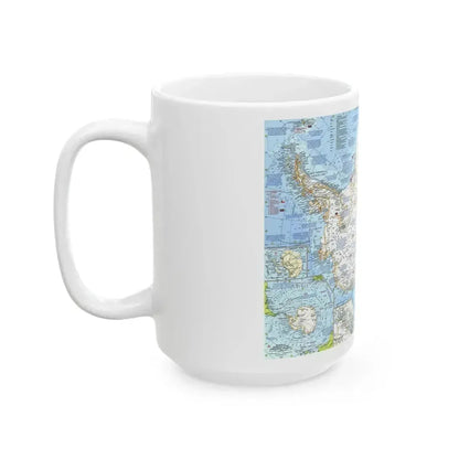 Antarctica (1963) (Map) White Coffee Mug - Go Mug Yourself