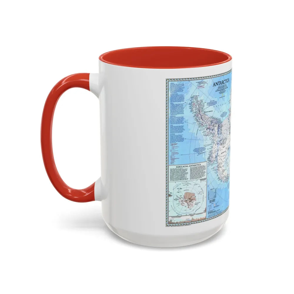 Antarctica (1987) (Map) Accent Coffee Mug-Go Mug Yourself