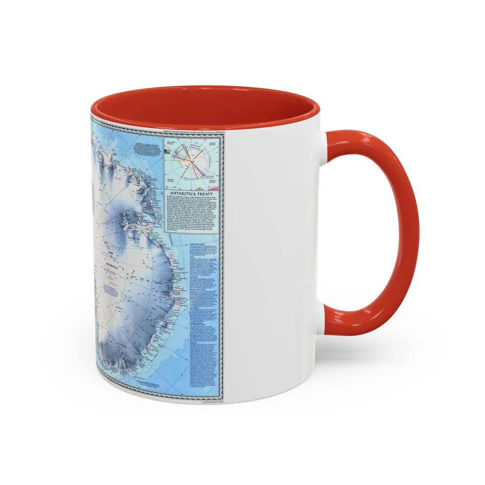 Antarctica (1987) (Map) Accent Coffee Mug-Go Mug Yourself