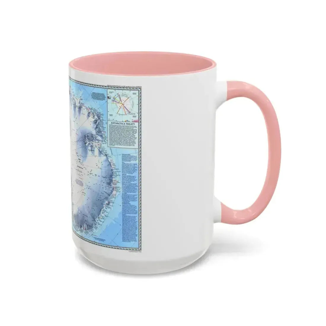Antarctica (1987) (Map) Accent Coffee Mug - Go Mug Yourself