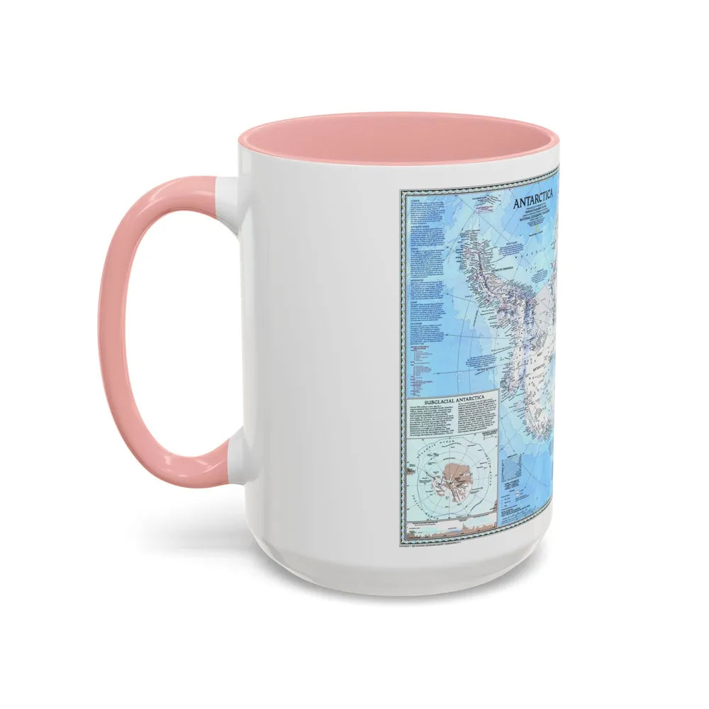 Antarctica (1987) (Map) Accent Coffee Mug-Go Mug Yourself