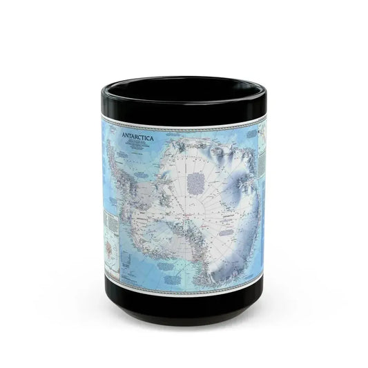 Antarctica (1987) (Map) Black Coffee Mug 15oz - Go Mug Yourself