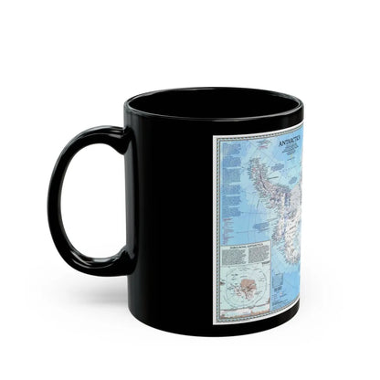 Antarctica (1987) (Map) Black Coffee Mug-Go Mug Yourself