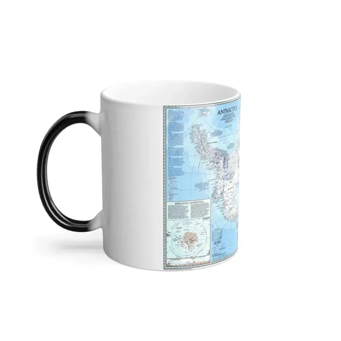 Antarctica (1987) (Map) Color Changing Mug 11oz - Go Mug Yourself